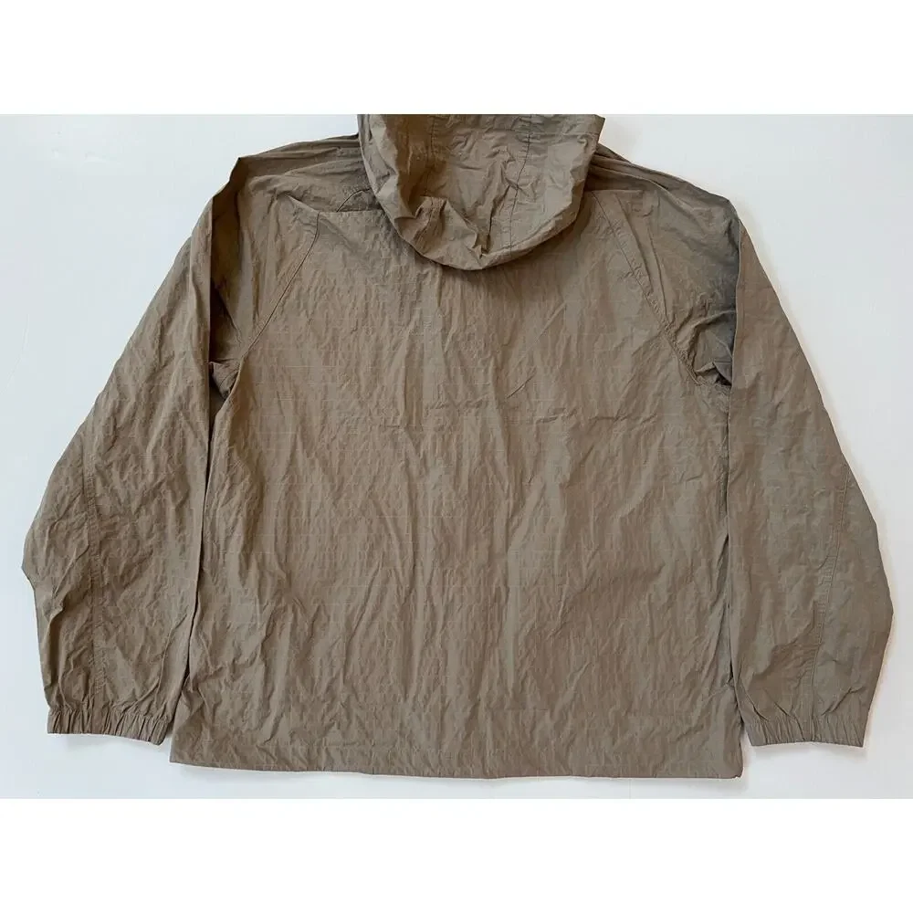 Nike Club Bowline Jacket Windbreaker Khaki Black FN3108-247 Men's Size L